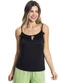 Rovitex - Blusa de Alça Feminina com Babado Roxo - variação: Preto