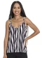 Rovitex - Blusa de Alça Feminina Estampada Roxo - variação: Azul