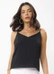 Rovitex - Blusa Feminina de Alça em Air Flow Básica Preto - variação: Preto