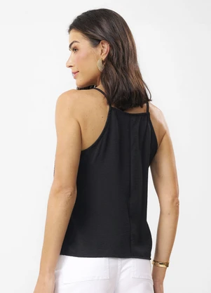Rovitex - Blusa Feminina de Alça em Air Flow Preto - ROVITEX