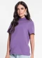 Rovitex - Blusa Feminina Manga Curta Roxo - variação: Roxo