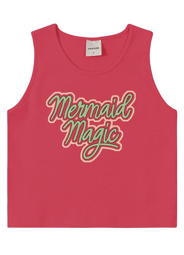 Rovi Kids - Blusa Regata Infantil Feminina Rovitex Kids Laranja