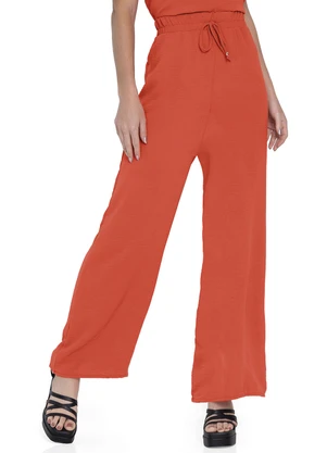 Rovitex - Calça Pantalona em Air Flow com Cordão Laranja - ROVITEX
