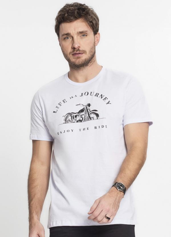 Rovitex - Camiseta Masculina Rovitex Branco