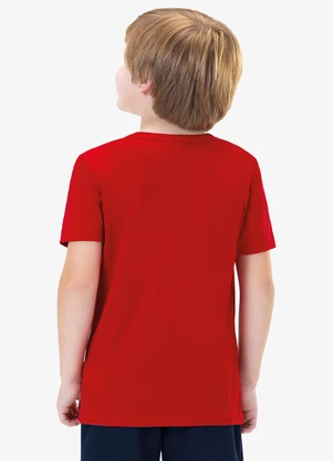Rovi Kids - Camiseta Infantil Masculina Estampada Vermelho - ROVI KIDS
