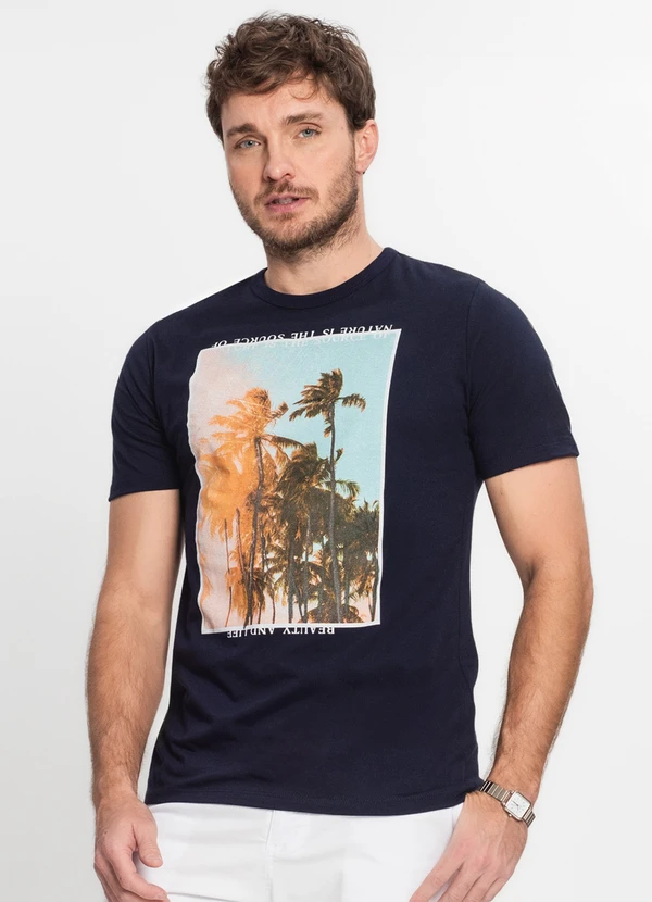 Rovitex - Camiseta Masculina Azul