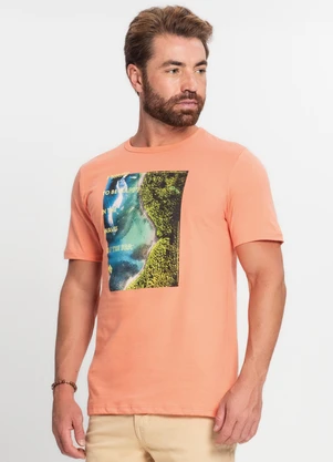 Rovitex - Camiseta Masculina Laranja - ROVITEX