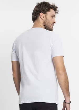 Rovitex - Camiseta Masculina Branco - ROVITEX