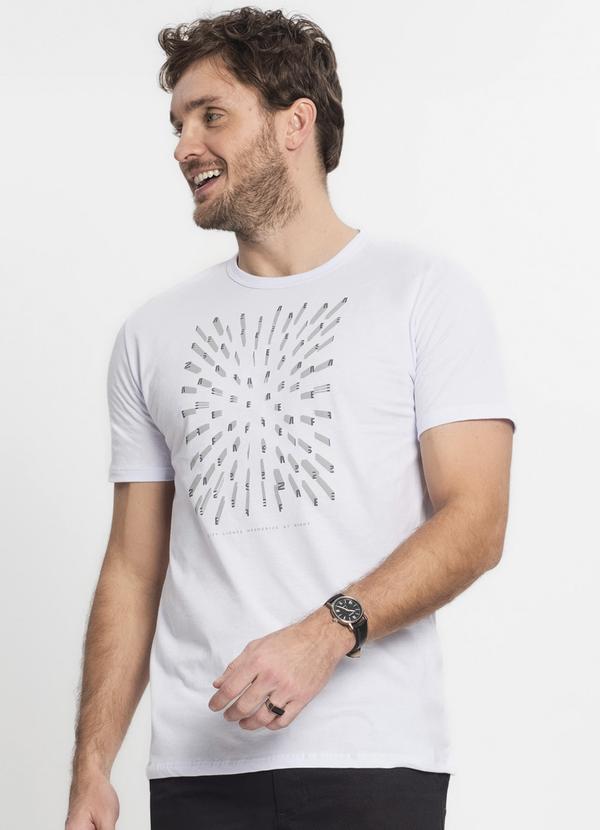 Rovitex - Camiseta Masculina Rovitex Branco