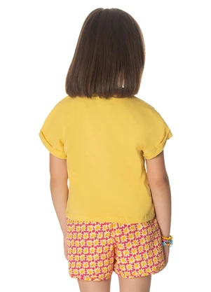 Rovi Kids - Conjunto Infantil Flowers Amarelo - ROVI KIDS