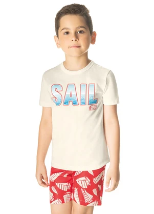 Rovi Kids - Conjunto Infantil Masculino Sail Bege - ROVI KIDS