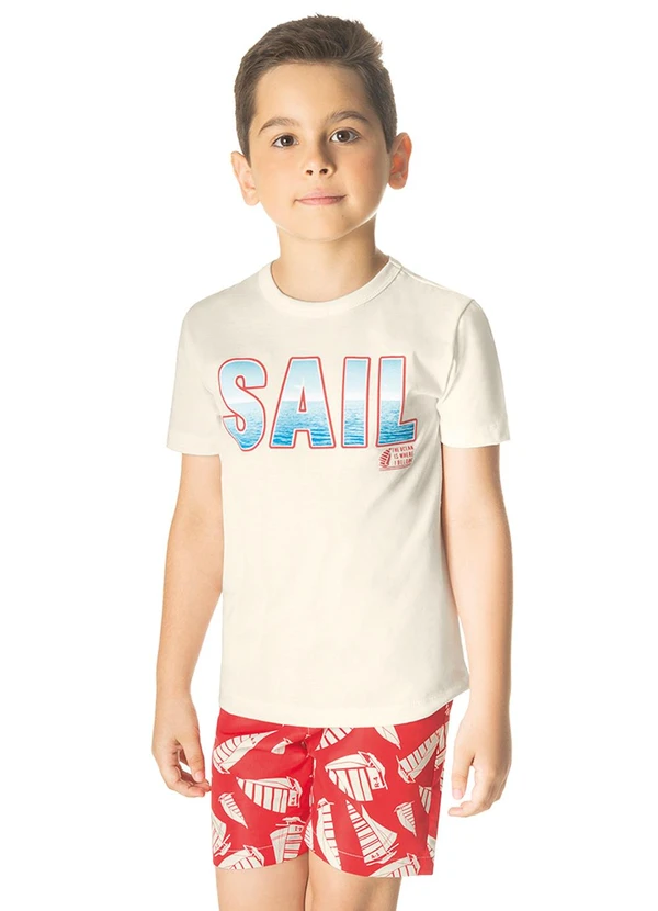 Rovi Kids - Conjunto Infantil Masculino Sail Bege