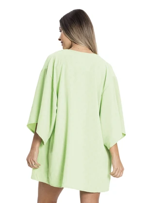 Rovitex - Kimono Air Flow Poá Verde - ROVITEX