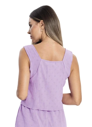 Rovitex - Regata com Alça Dupla Feminina Roxo - ROVITEX
