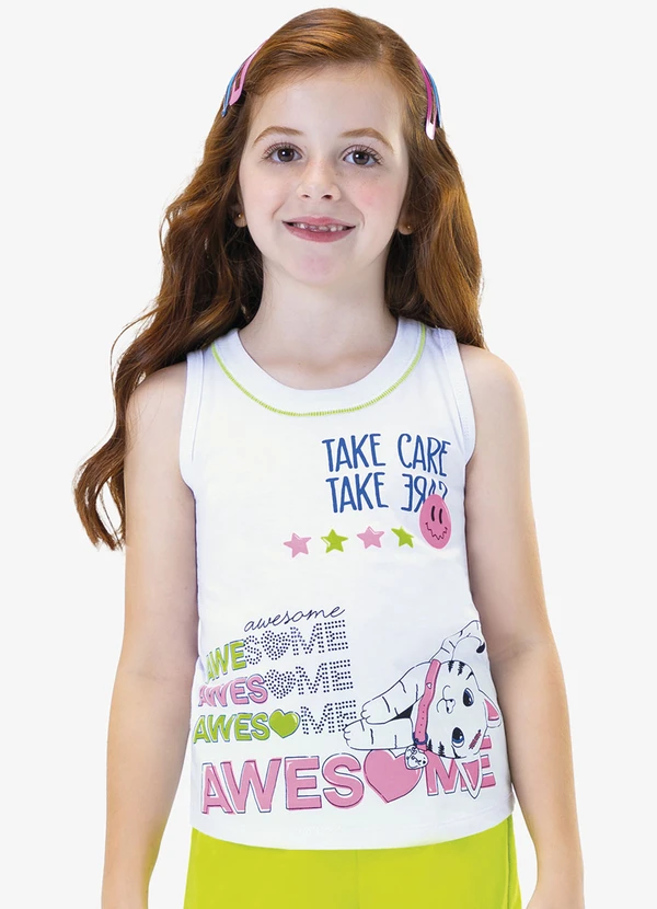 Rovi Kids - Regata Infantil Feminina Branco