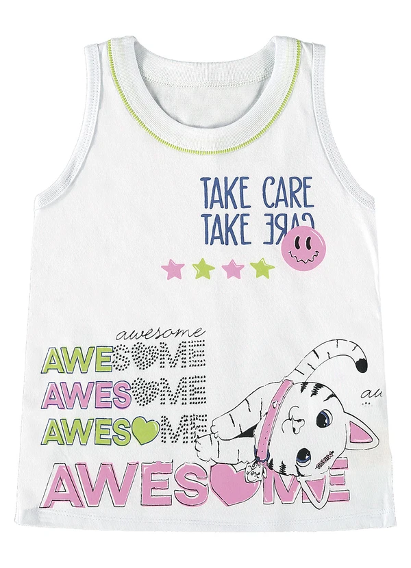 Rovi Kids - Regata Infantil Feminina Branco 3