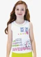 Rovi Kids - Regata Infantil Feminina Branco - variação: Branco
