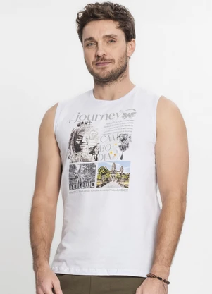 Rovitex - Regata Masculina Branco - ROVITEX