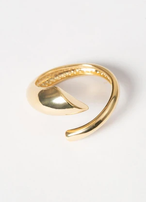 Principessa - Anel Ajustável Trapézio Dourado México - PRINCIPESSA