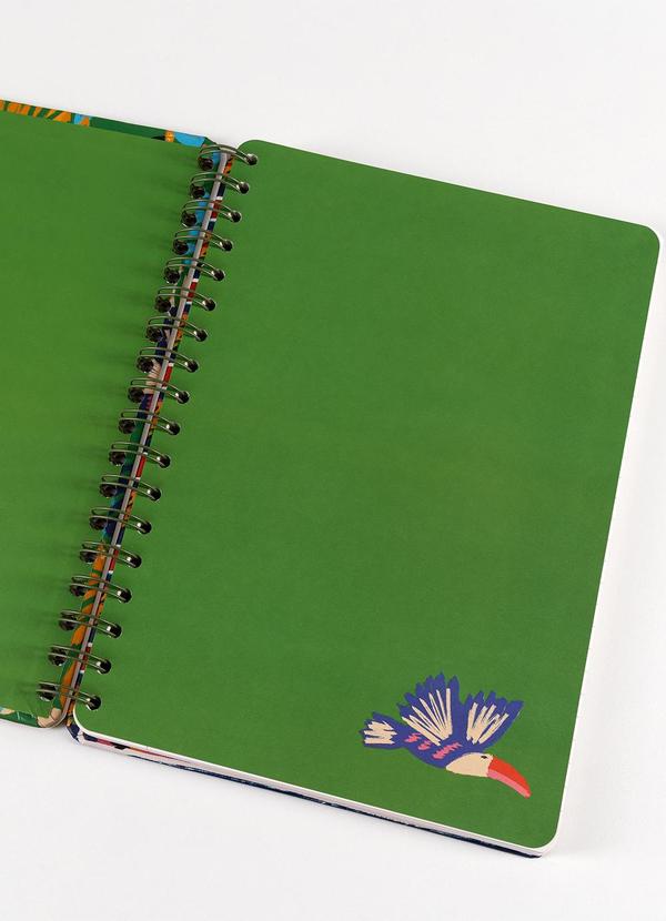 Farm Etc - Caderno Universitário Bosque Pássaros Verde