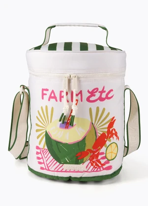 Farm Etc - Cooler Farofa Lenço Comida de Praia Off White - FARM ETC