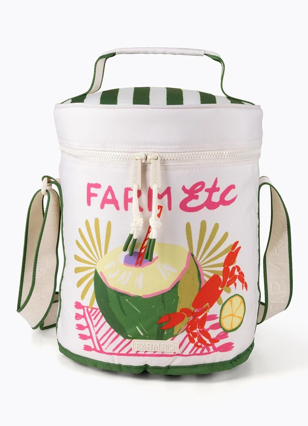 Farm Etc - Cooler Farofa Lenço Comida de Praia Off White