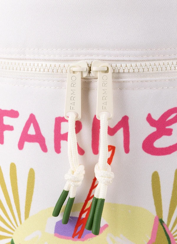 Farm Etc - Cooler Farofa Lenço Comida de Praia Off White 3