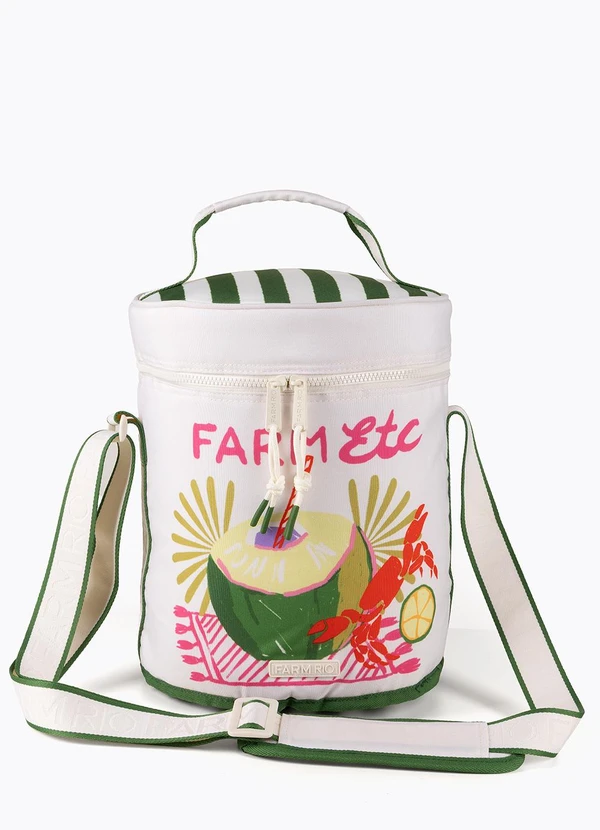 Farm Etc - Cooler Farofa Lenço Comida de Praia Off White 4