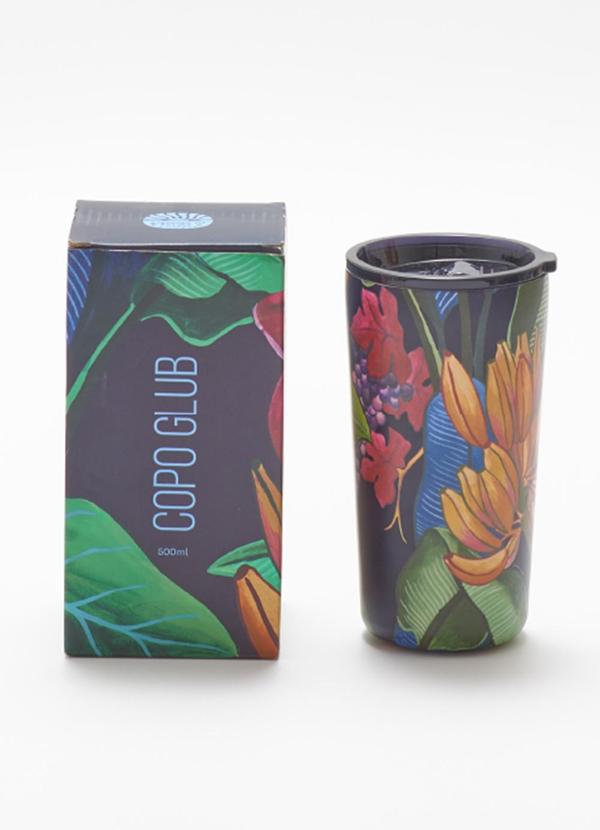 Farm Etc - Copo Glub 500ml Banana Uva Azul