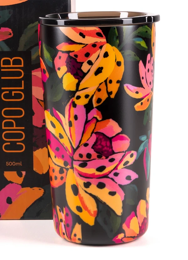 Farm Etc - Copo Glub Flor de Banana 500 MlPreto 4