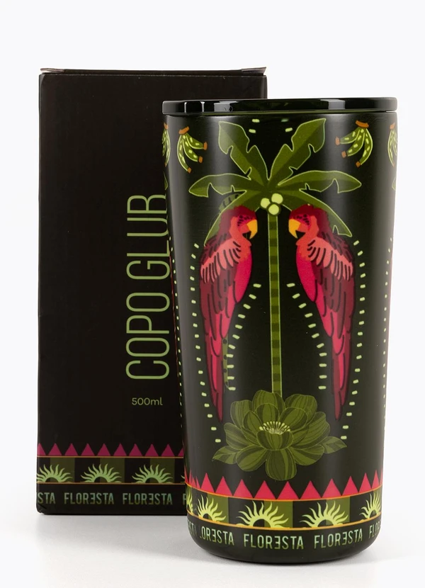 Farm Etc - Copo Glub Janela da Mata 500 Ml Verde