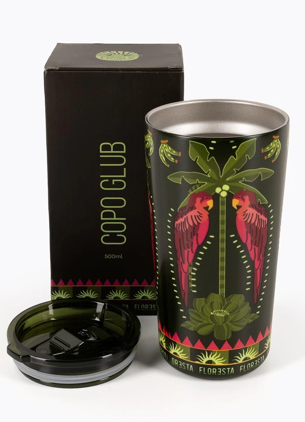 Farm Etc - Copo Glub Janela da Mata 500 Ml Verde 2