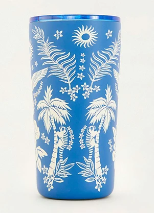 Farm Etc - Copo Glub Lenço Tropical Azul - FARM ETC