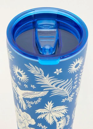 Farm Etc - Copo Glub Lenço Tropical Azul - FARM ETC