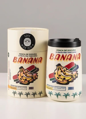 Farm Etc - Copo que Sede Banana da Feira Off White - FARM ETC