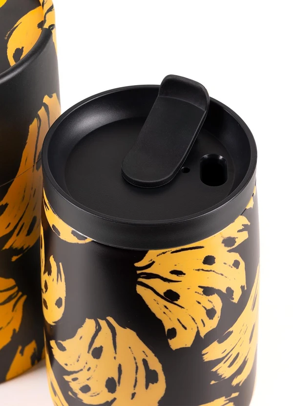 Farm Etc - Copo que Sede Bossa Banana Preto 2