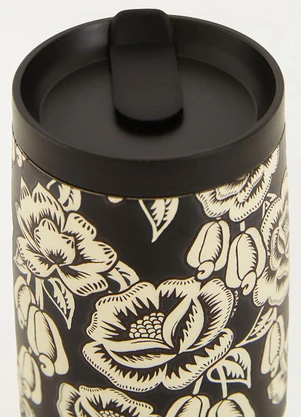 Farm Etc - Copo que Sede Floral Caju Preto - FARM ETC