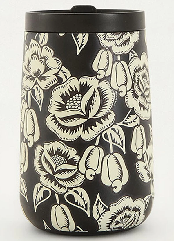 Farm Etc - Copo que Sede Floral Caju Preto