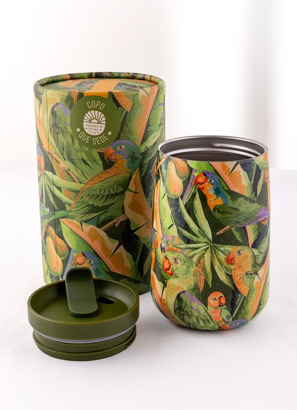 Farm Etc - Copo que Sede Floresta de Passarinho Verde 2