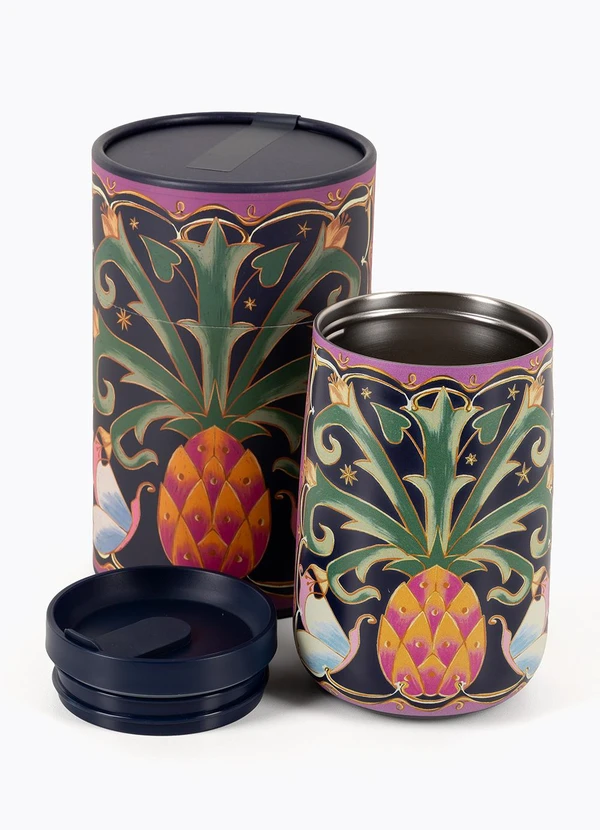 Farm Etc - Copo que Sede Terra Surrealis Lenço 450 Ml Azul 2