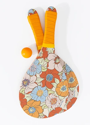 Farm Etc - Frescobol Floral Carolina Off White - FARM ETC