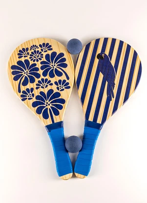 Farm Etc - Frescobol Quadriculado Palermo Azul - FARM ETC