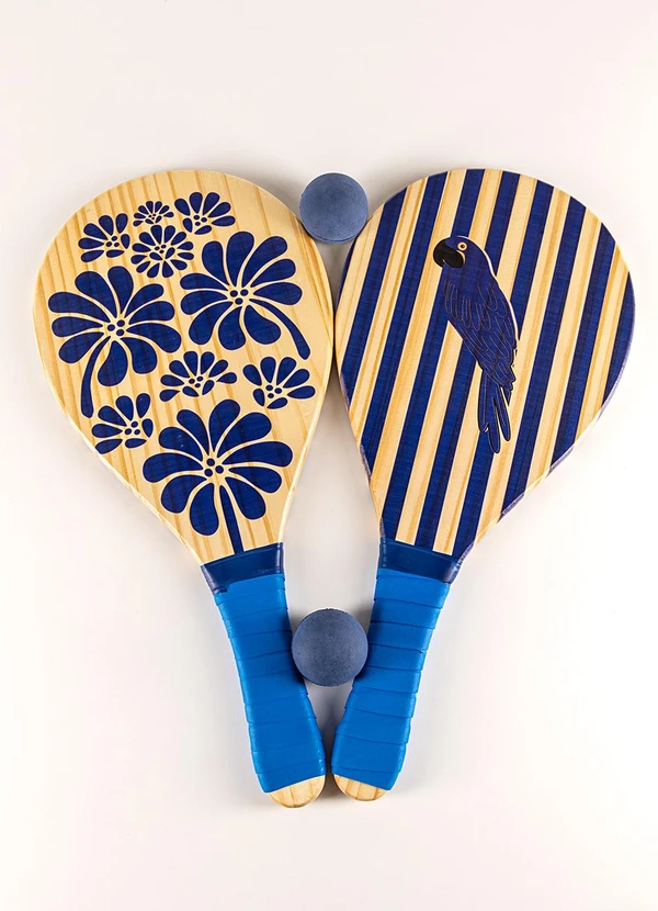 Farm Etc - Frescobol Quadriculado Palermo Azul