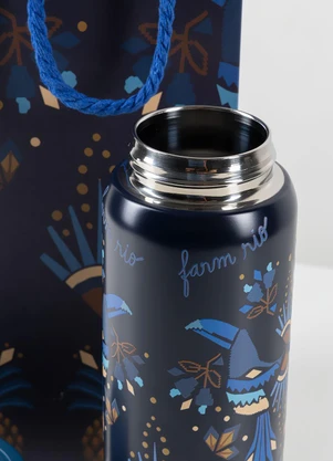Farm Etc - Garrafa Etc 650 Ml Lenço Magia Tropical Azul - FARM ETC