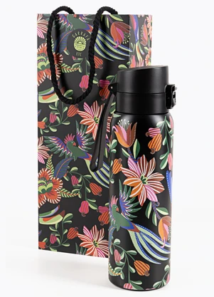 Farm Etc - Garrafa Etc 850 Ml Jardim de Pássaros Preto - FARM ETC