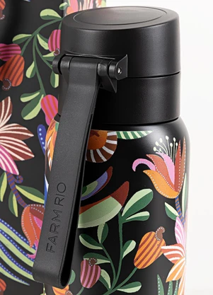 Farm Etc - Garrafa Etc 850 Ml Jardim de Pássaros Preto - FARM ETC