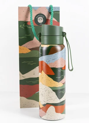 Farm Etc - Garrafa Etc 850 Ml Relevo Carioca Verde - FARM ETC