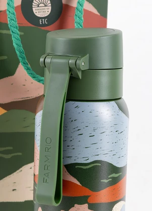 Farm Etc - Garrafa Etc 850 Ml Relevo Carioca Verde - FARM ETC