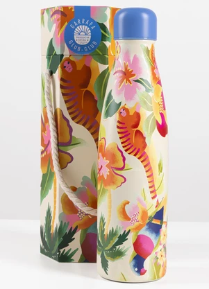 Farm Etc - Garrafa Glub Glub 500 Ml Havaiano Off White - FARM ETC