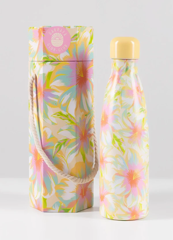 Farm Etc - Garrafa Glub Glub 500ml Chita Bali Off White